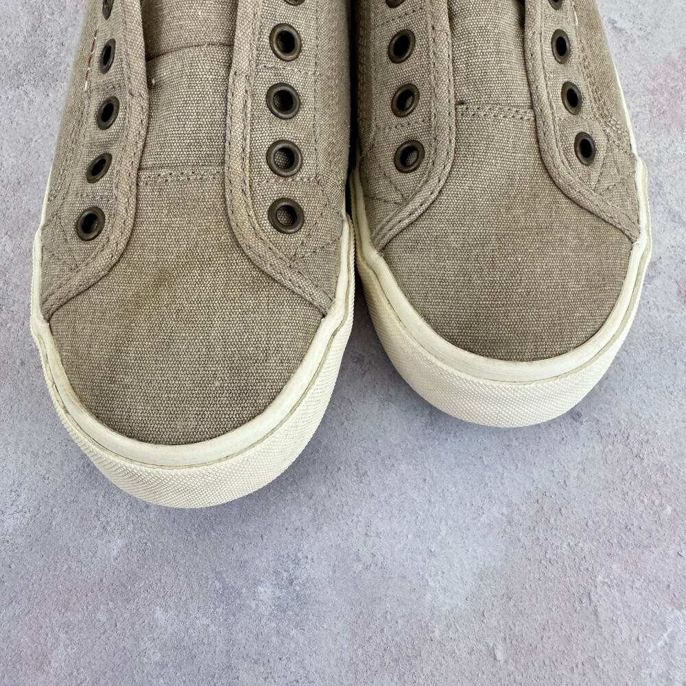 Taos Shoes Womens 7.5 EZ Soul Sneakers Slip On Canvas Comfort Arch Support Read - Picture 8 of 11